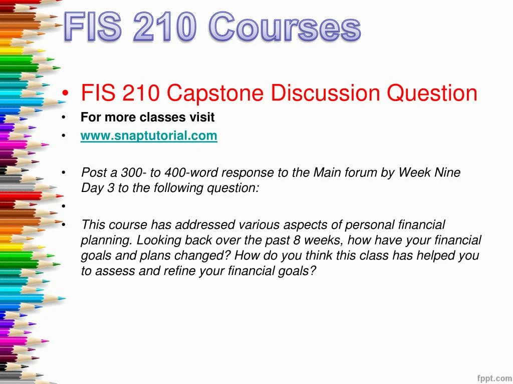 week 9 it capstone discussion question week 9 it capstone discussion question