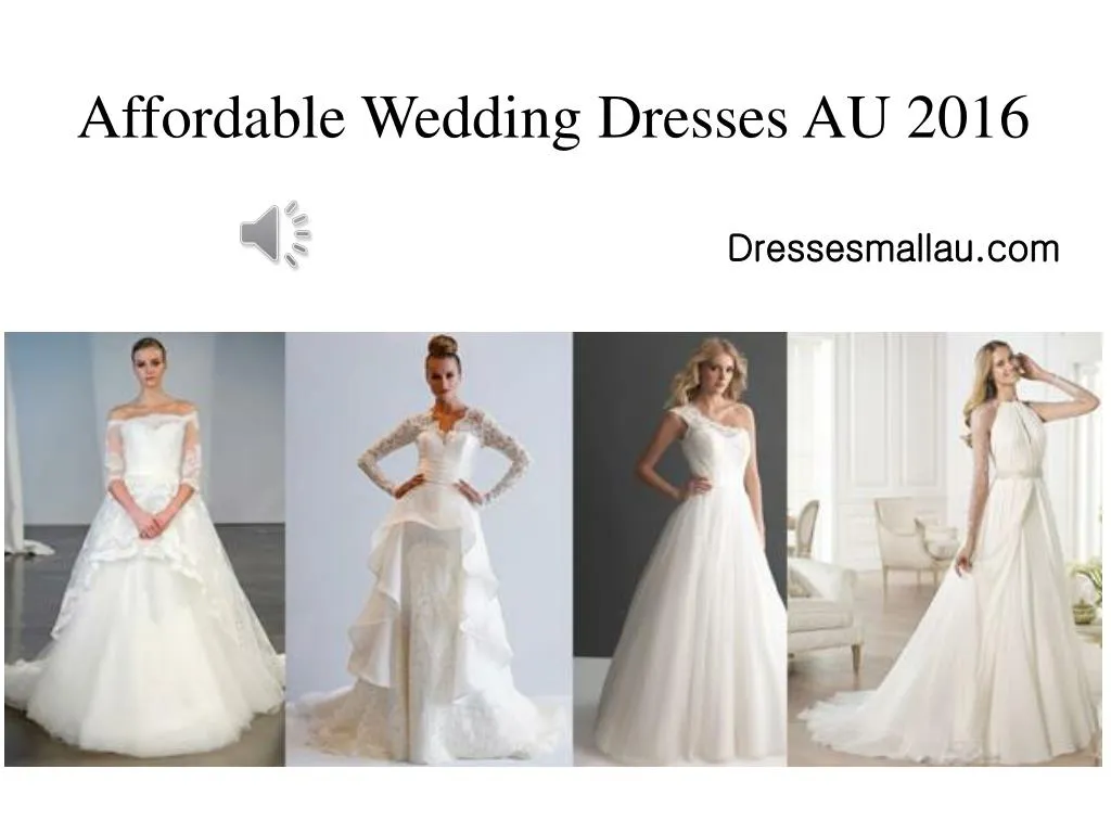 affordable wedding dresses au 2016 n.