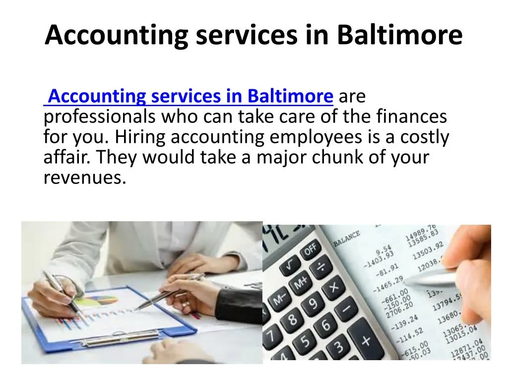 PPT Best Accounting services in Baltimore PowerPoint Presentation