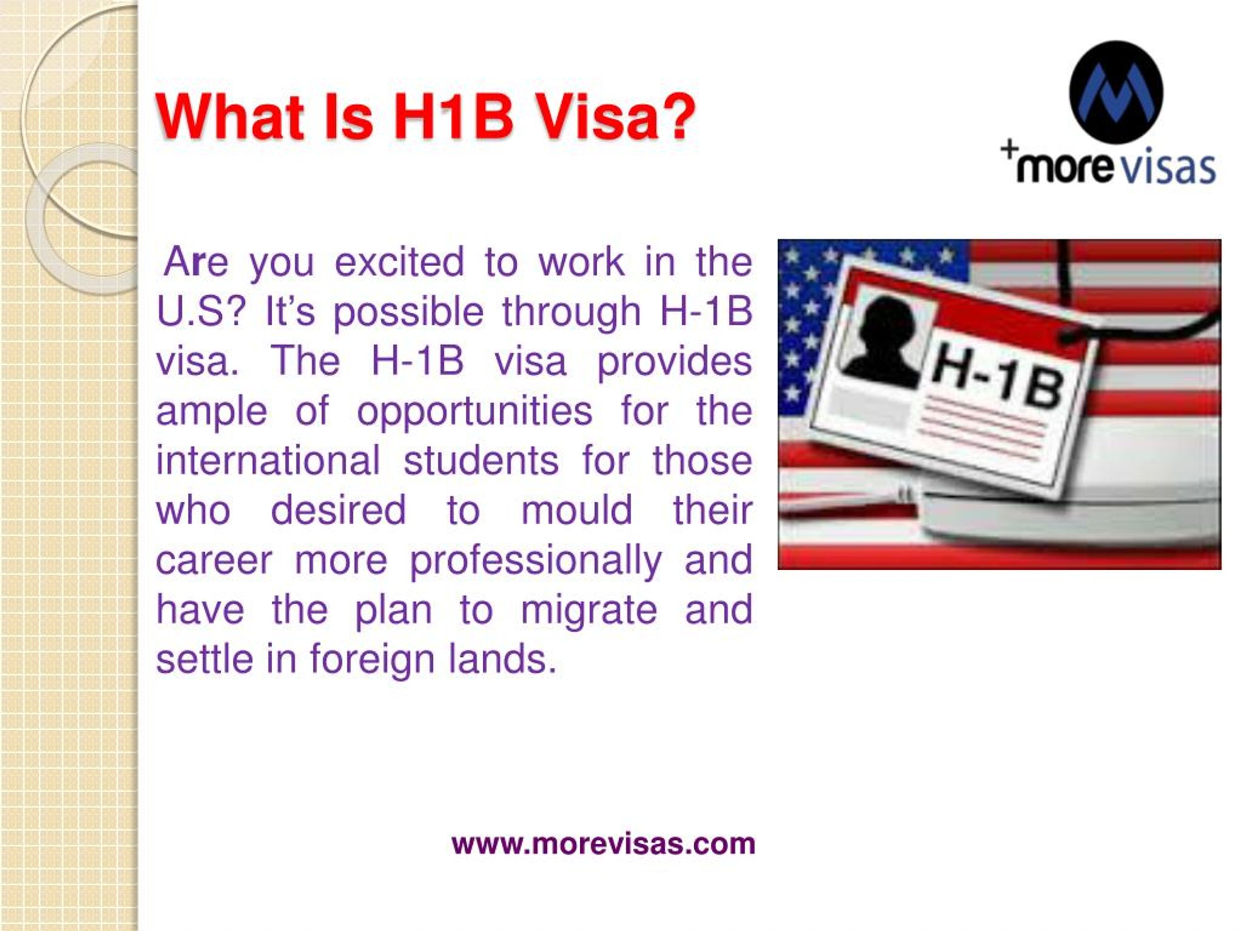 Ppt H1b Visa Powerpoint Presentation Free Download Id7205589 