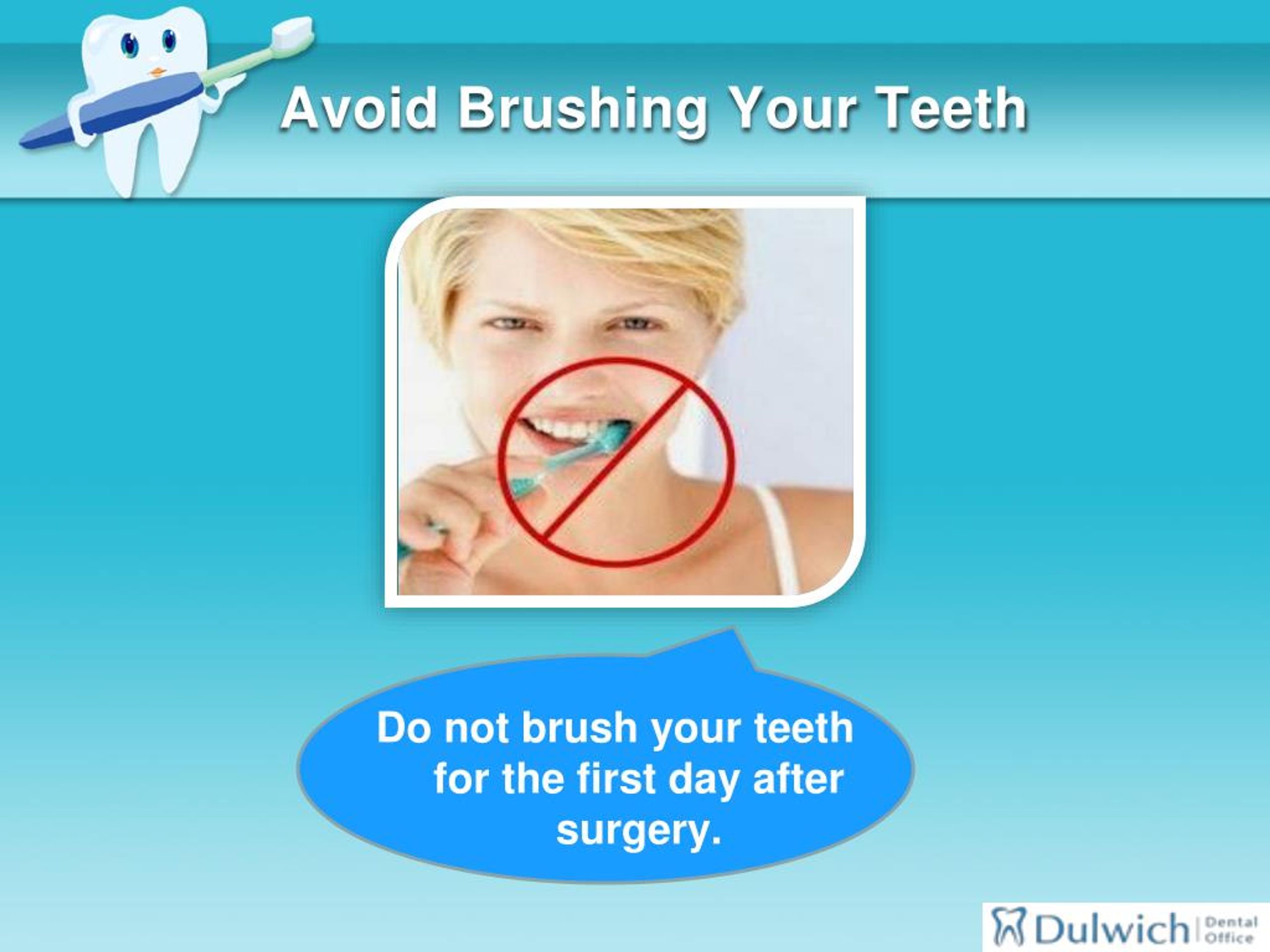 PPT 5 Tips for Brushing Your Teeth after Wisdom Teeth