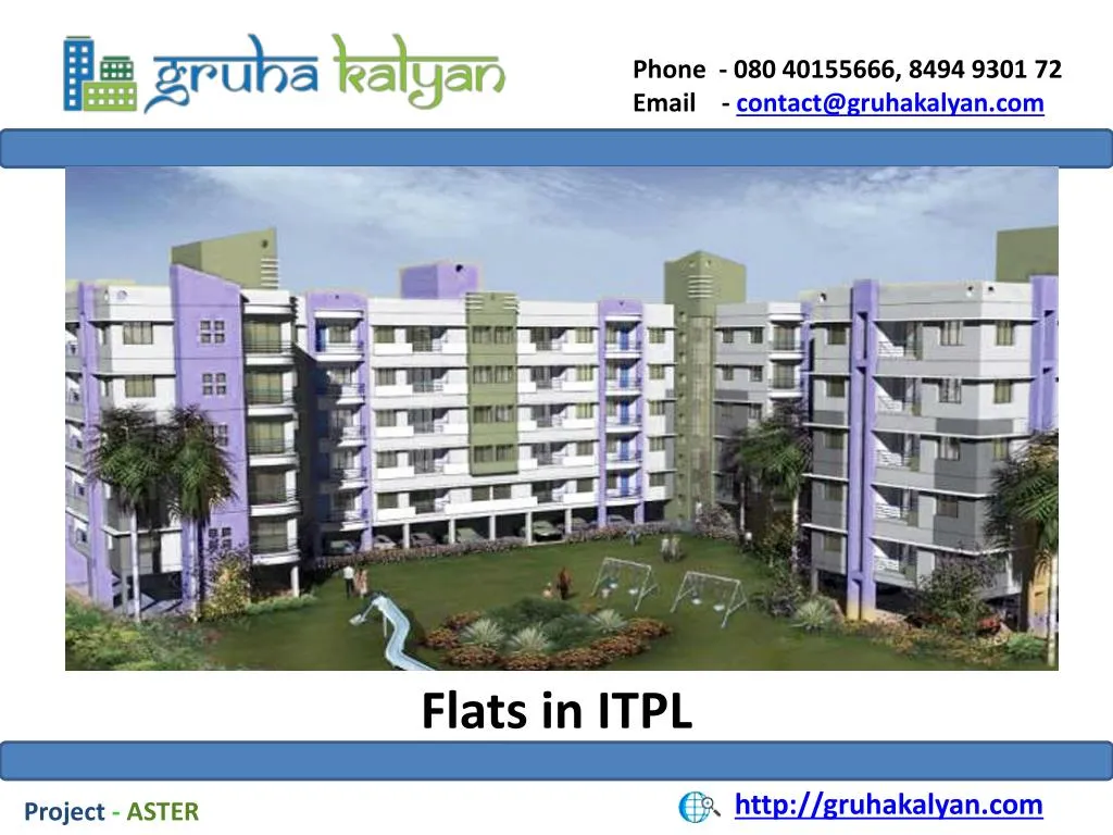 PPT Flats for Sale in ITPL PowerPoint Presentation, free download