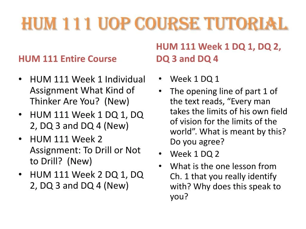 hum 111 week 9 powerpoint presentation hum 111 week 9 powerpoint presentation