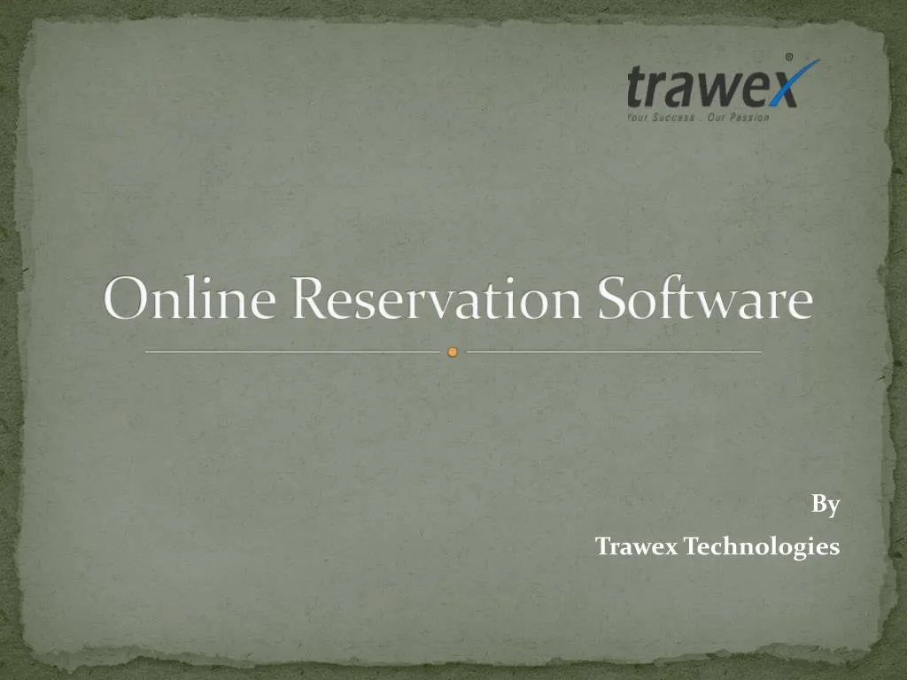 online reservation software n.