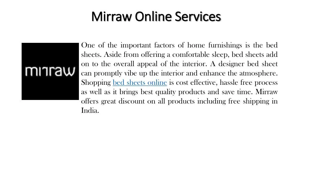 mirraw online services n.