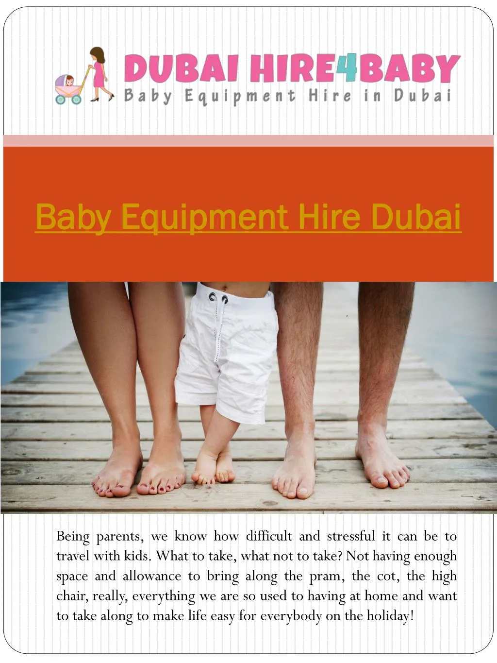 baby equipment hire dubai n.