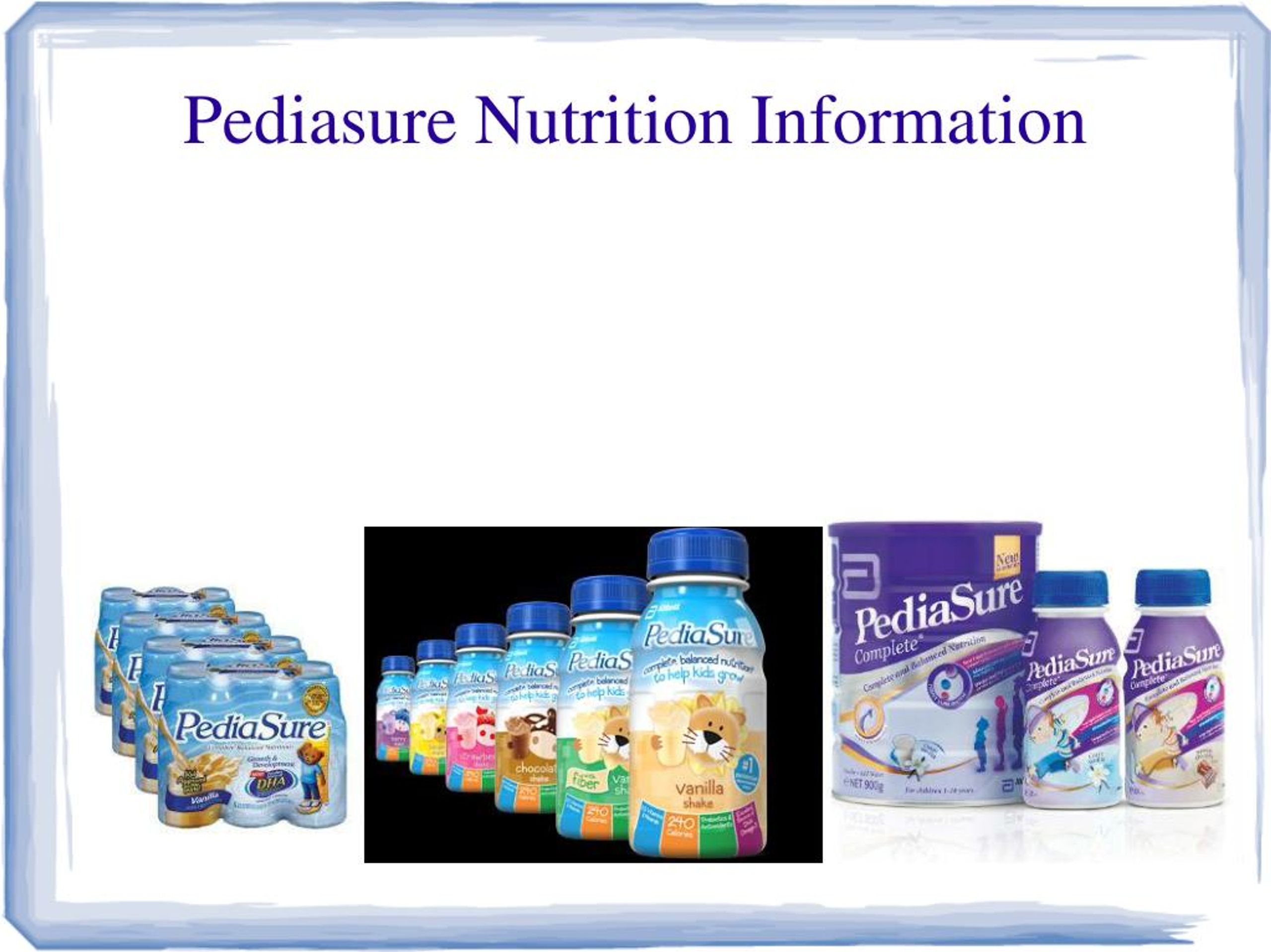 PPT Pediasure Nutrition Information PowerPoint Presentation Free Download ID 7208174