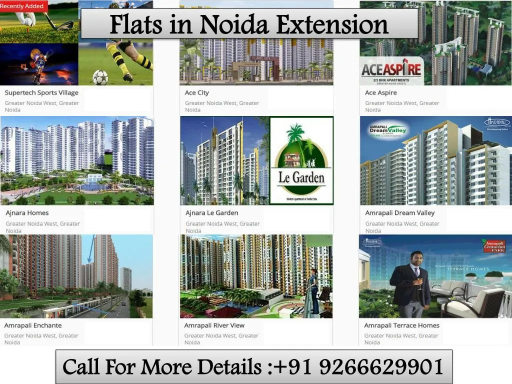 PPT Flats in Noida Extension PowerPoint Presentation, free download ID7209192