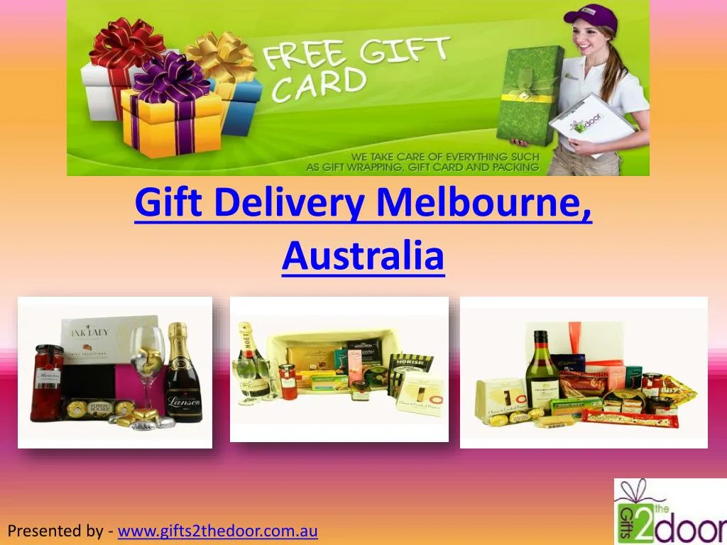 PPT Gift Delivery Melbourne Australia Gifts 2 The Door PowerPoint