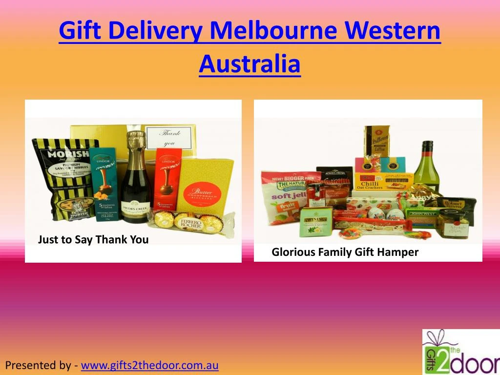 PPT - Gift Delivery Melbourne Australia - Gifts 2 The Door ...