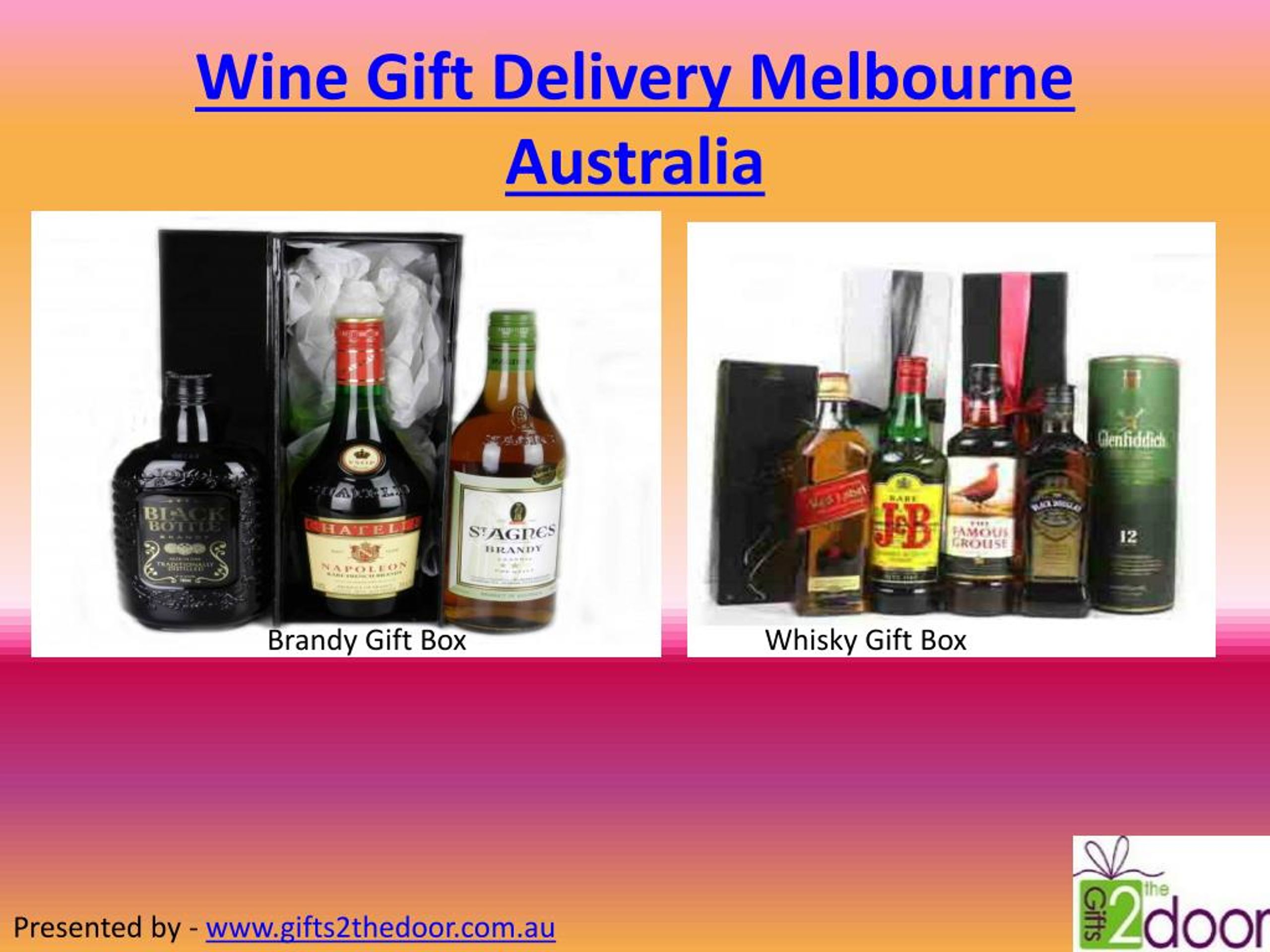 PPT Gift Delivery Melbourne Australia Gifts 2 The Door