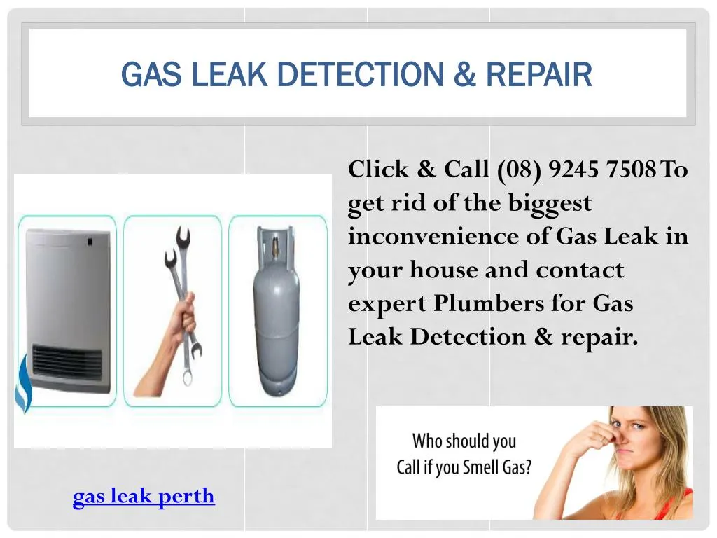 gas leak detection repair n.