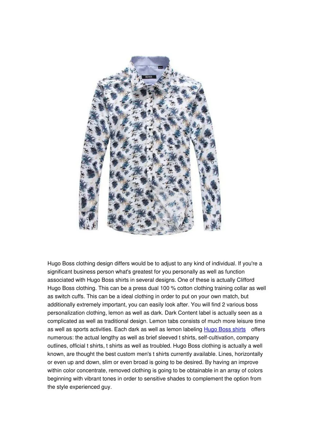 cheap boss shirts