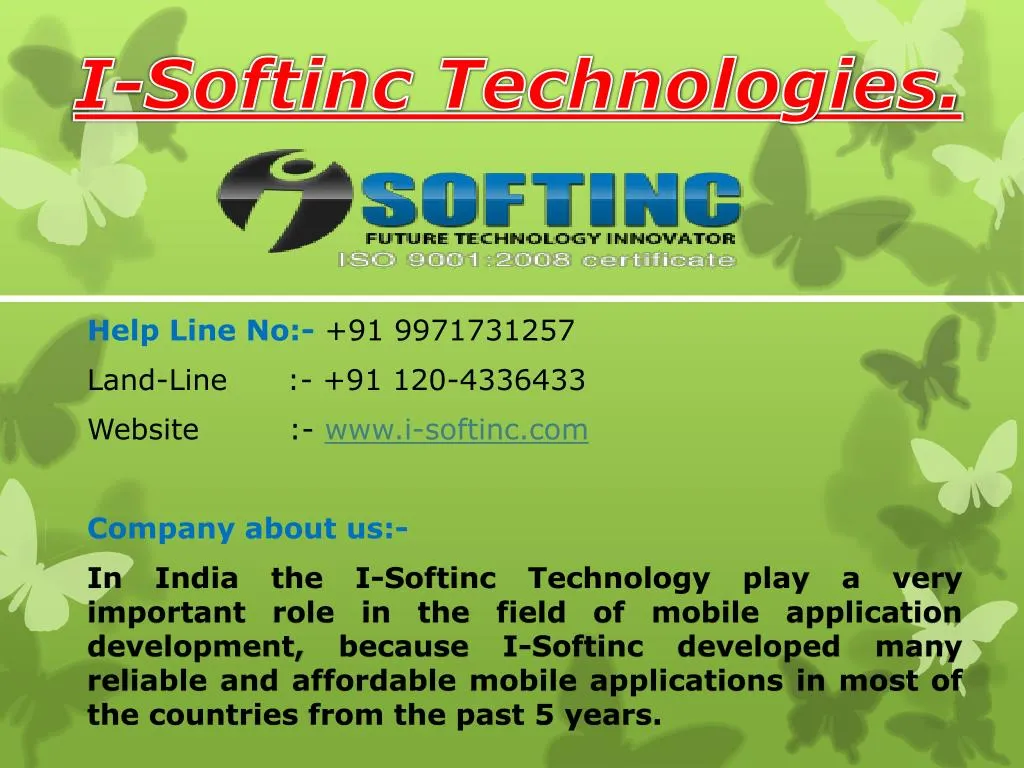 i softinc technologies n.