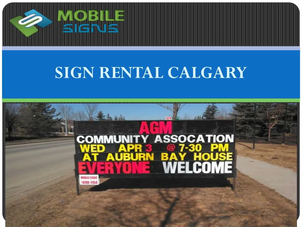 PPT BOLD SIGNS CALGARY PowerPoint Presentation, free download ID