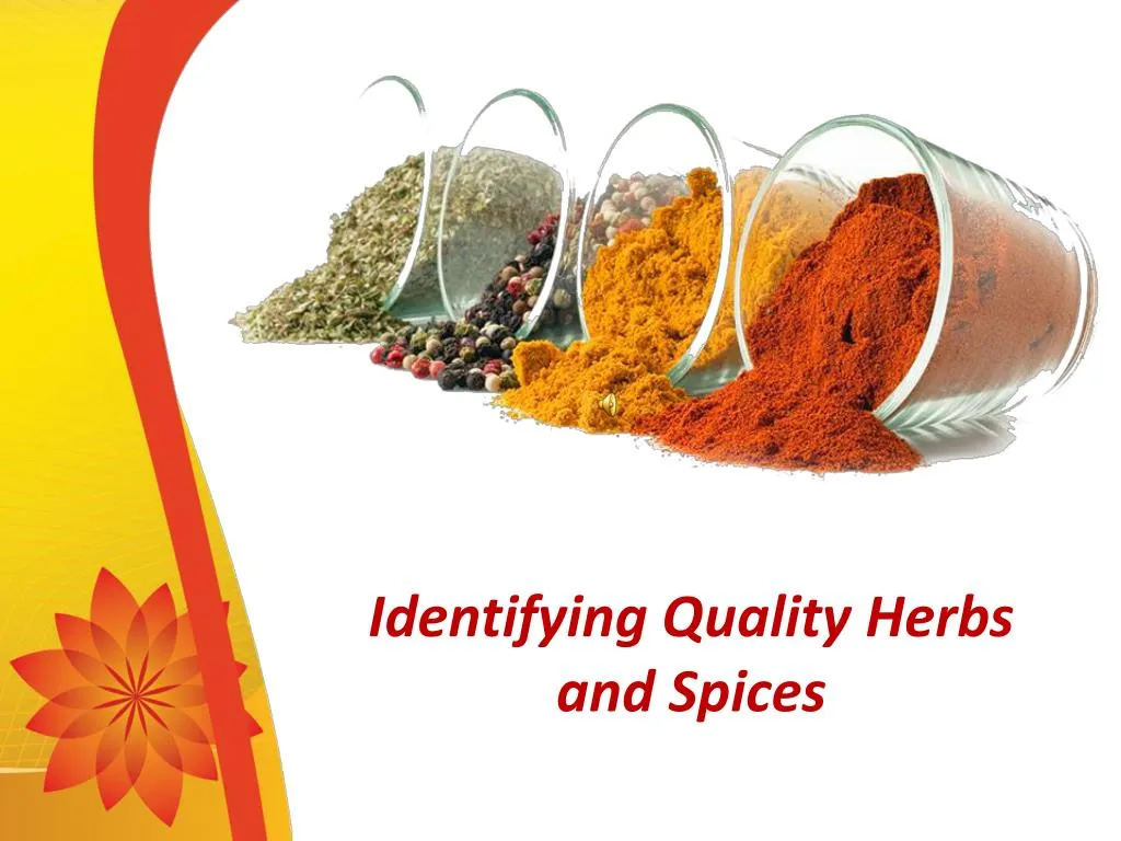 PPT Different Types of Herbs and Spices PowerPoint Presentation, free