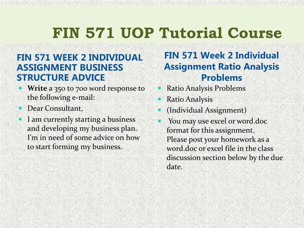 fin 571 business structure advice Business structure advice sheri johnson fin/571 december 8, 2014 hillman lo business structure advice dear mr john owner, i appreciate you reaching out for advice during this exciting time in your life and would be glad to help you through your journey of starting a business. fin 571 business structure advice Business structure advice sheri johnson fin/571 december 8, 2014 hillman lo business structure advice dear mr john owner, i appreciate you reaching out for advice during this exciting time in your life and would be glad to help you through your journey of starting a business.