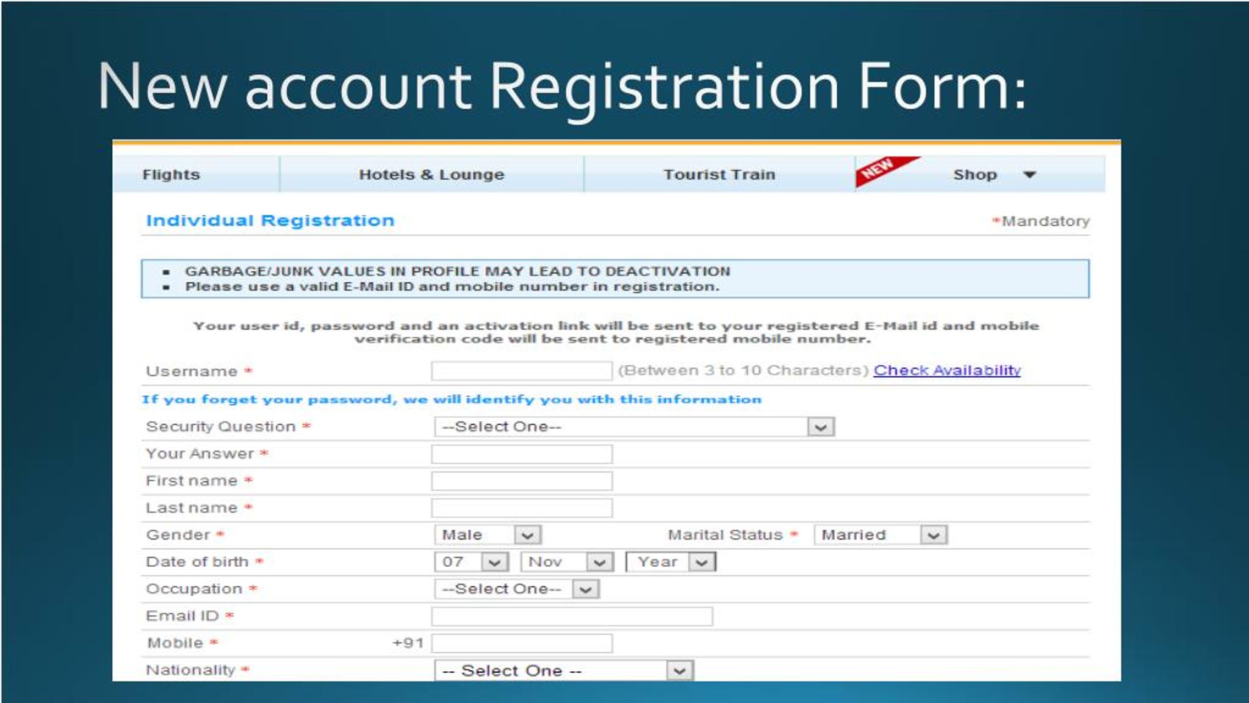 Account Registration Form Example Using Html Css Css Codelab - Vrogue