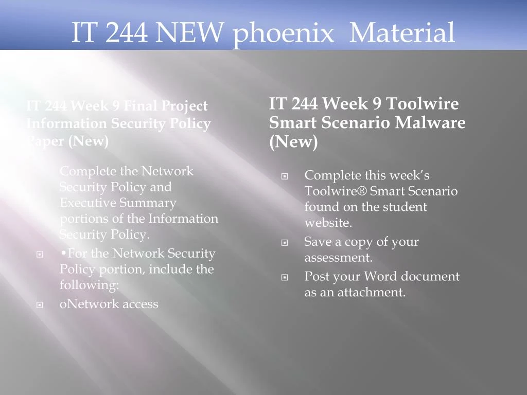 it 244 week 9 day 7 final project information security policy The disassembly pit at the north end has been covered and the final section of the and security at all times the sr 99 connections project. it 244 week 9 day 7 final project information security policy The disassembly pit at the north end has been covered and the final section of the and security at all times the sr 99 connections project.