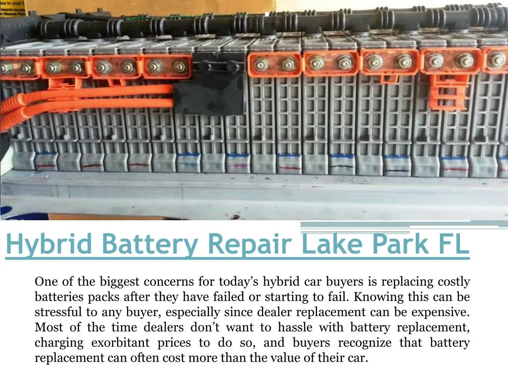 hybrid battery repair lake park fl n.