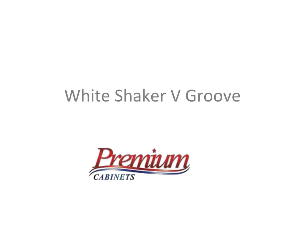 white shaker v groove n.