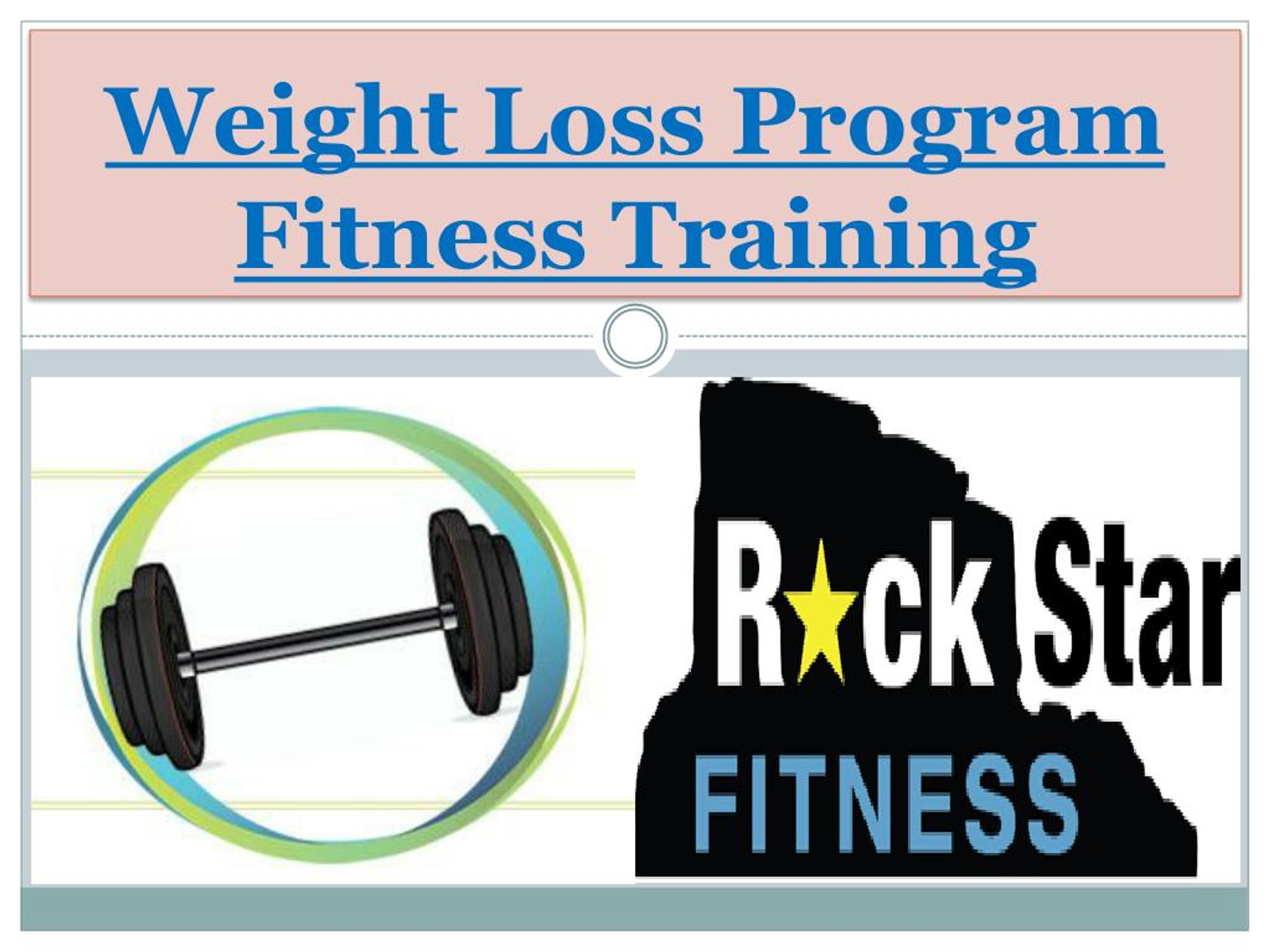 PPT - Weight Loss Program Fitness Training PowerPoint Presentation