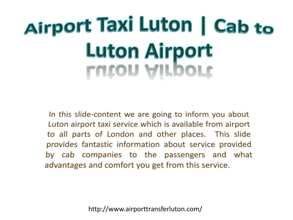 airport taxi luton cab to luton airport n.