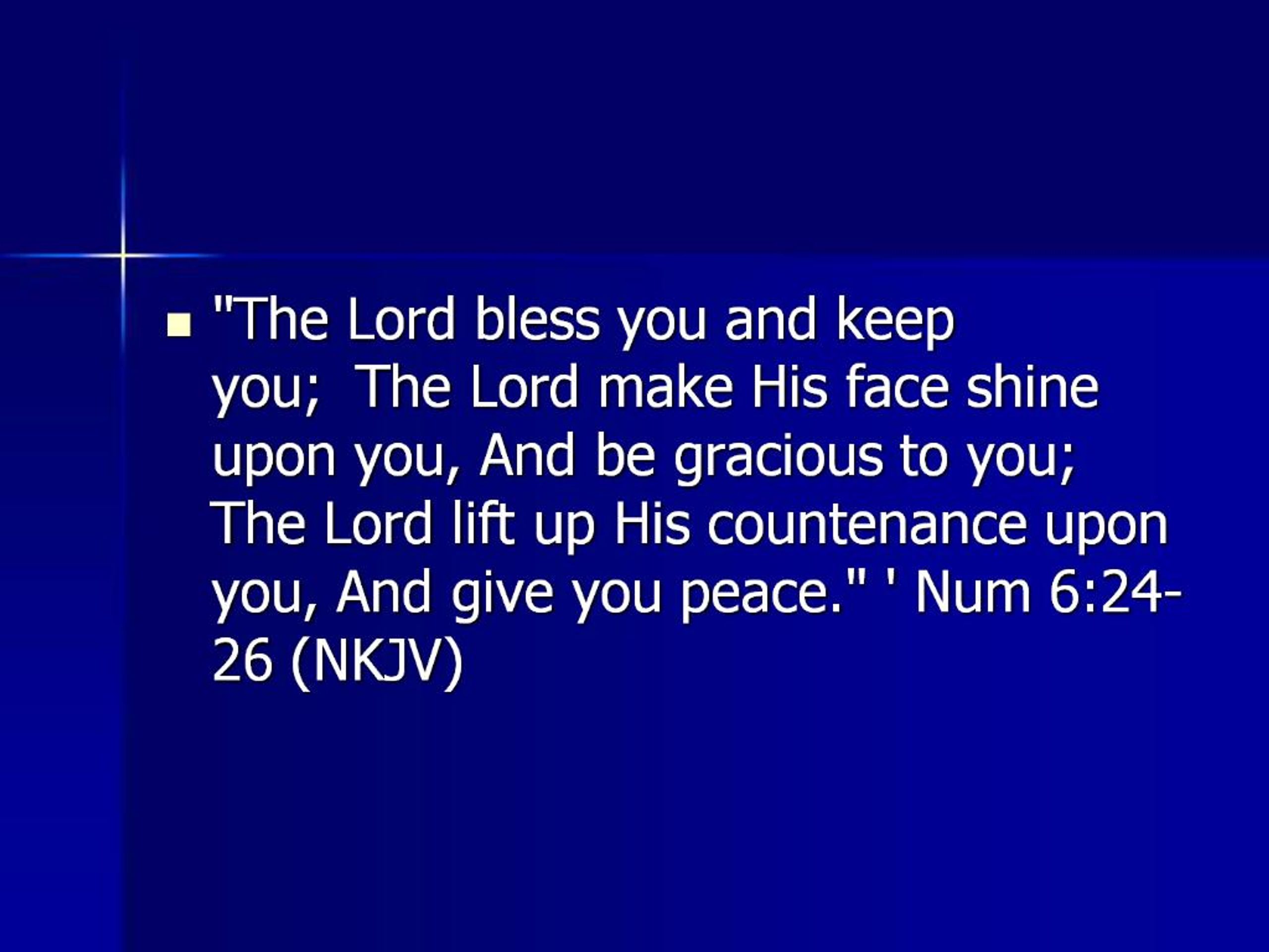 Ppt The Power Of The Blessing Powerpoint Presentation Free Download Id