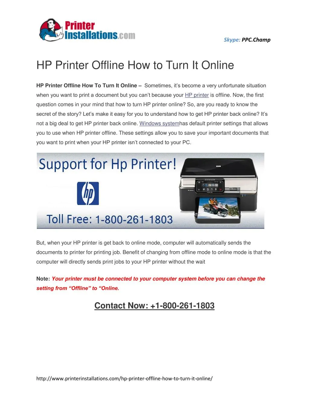 printer offline hp turn powerpoint ppt presentation skip slideshare champ
