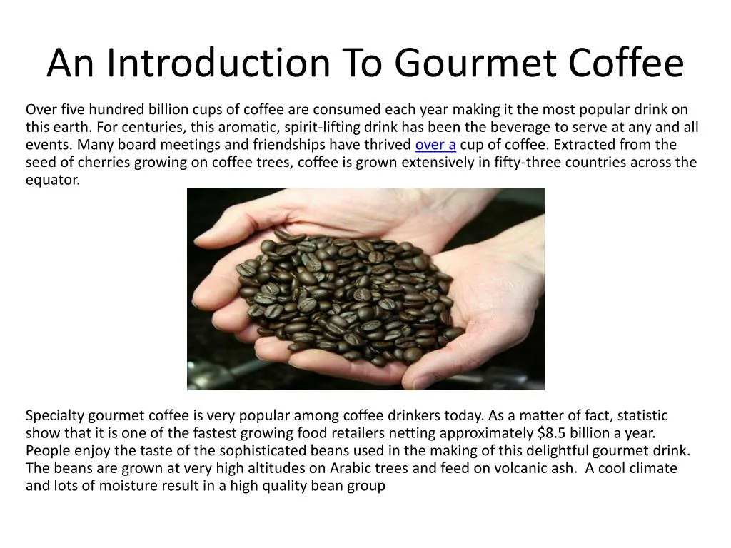 introduction for coffee research paper