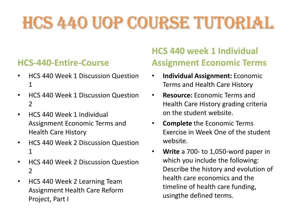 hcs 440 week 1 economic terms Economic terms and health care history carrie “shellie” cobbs economics: the financing of health care hcs 440 george atkins december 01, 2013 economic terms and health care history health care in the united states of america is a delicate balance between the supplier and the demander. hcs 440 week 1 economic terms Economic terms and health care history carrie “shellie” cobbs economics: the financing of health care hcs 440 george atkins december 01, 2013 economic terms and health care history health care in the united states of america is a delicate balance between the supplier and the demander.