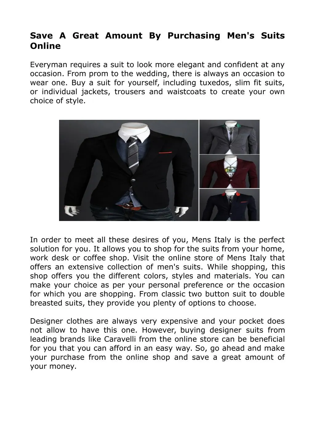 PPT Buy Cheap Men Suits online PowerPoint Presentation, free download