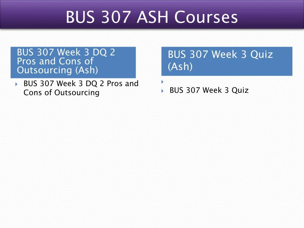 bus 307 week 3 dq 2 bus 307 week 3 dq 2