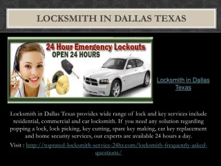 lock smith dallas
