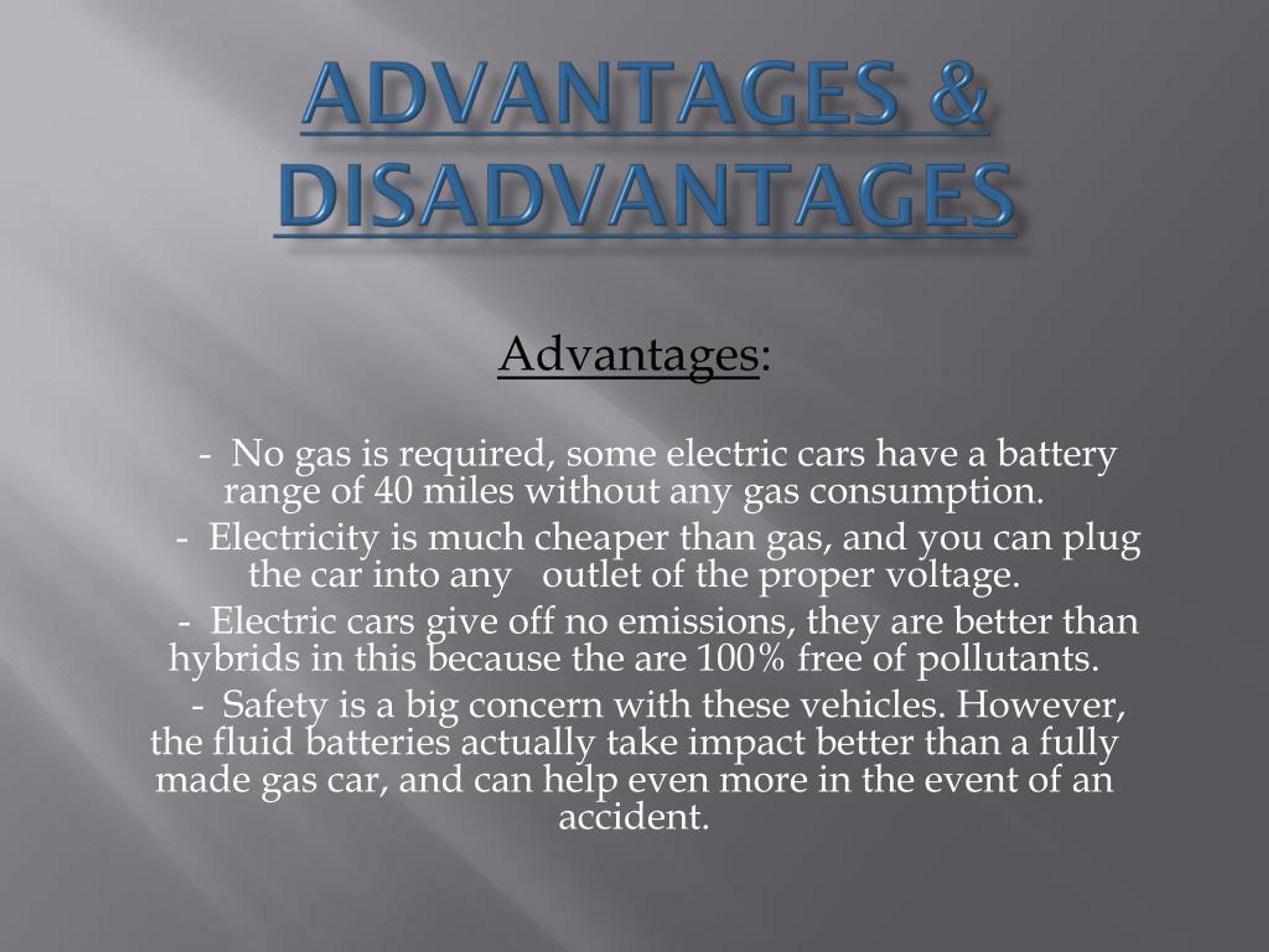 PPT - Electric Cars PowerPoint Presentation, free download - ID:7220936