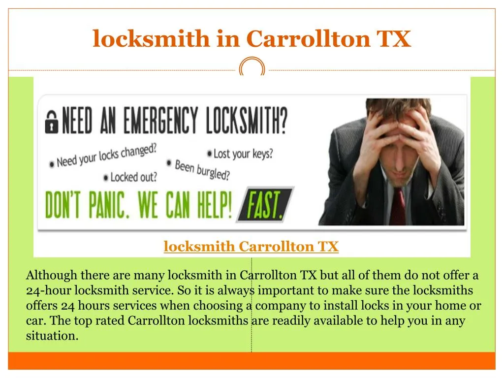 locksmith in carrollton tx n.
