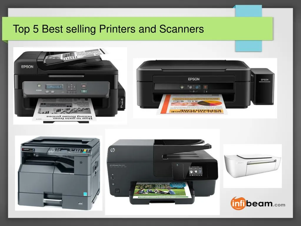 PPT Top 5 Best selling Printers and Scanners PowerPoint Presentation