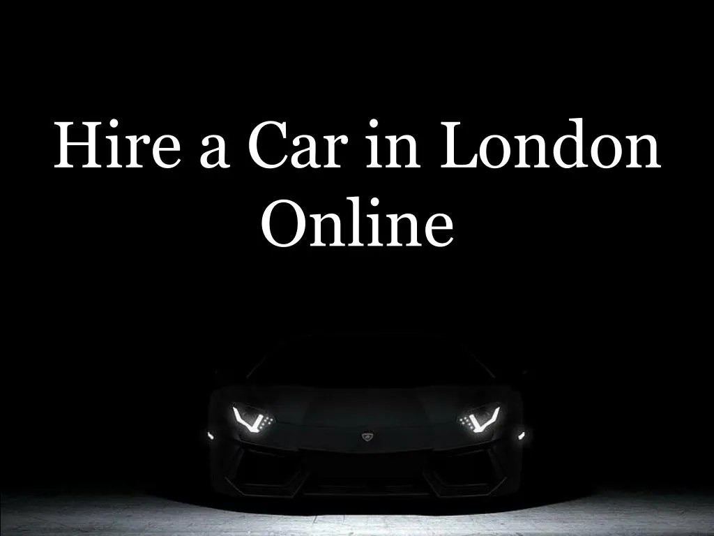 hire a car in london online n.