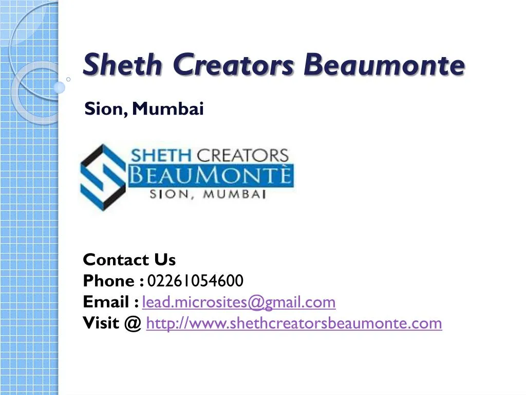 sheth creators beaumonte n.