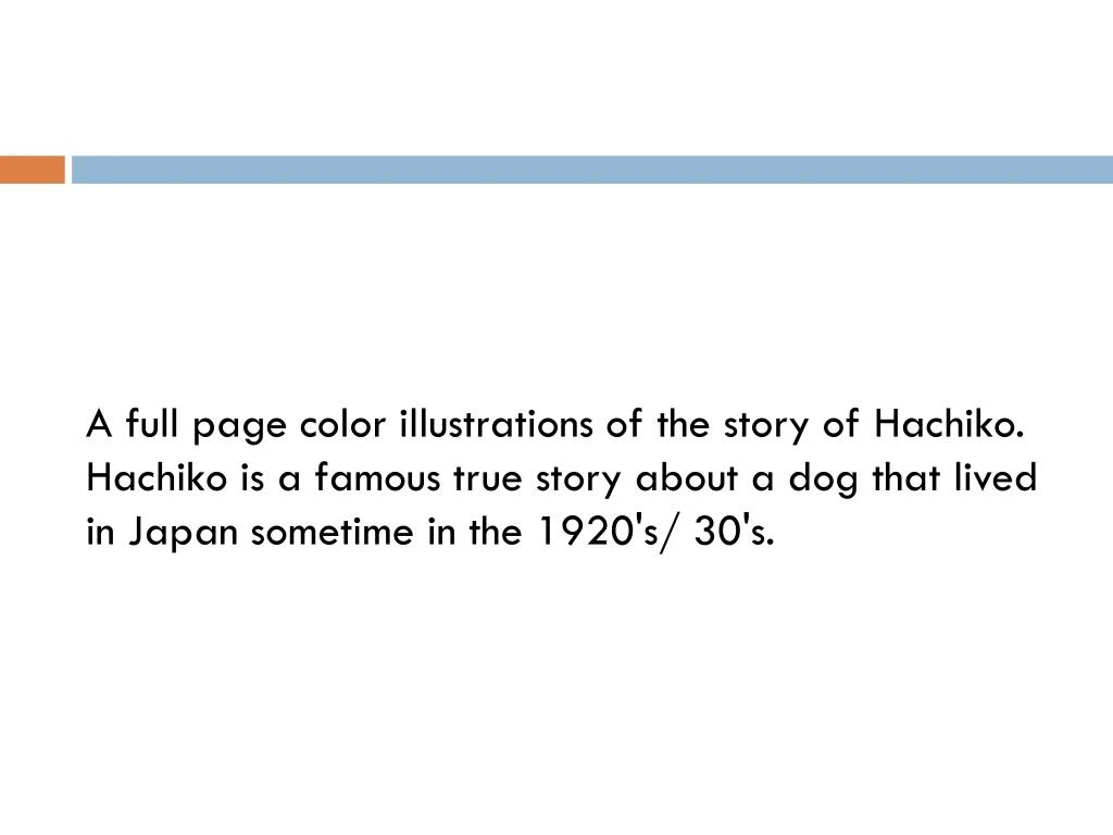 hachiko explanatory essay