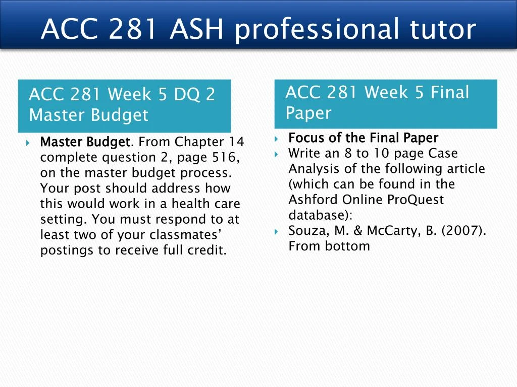 master budget analysis master budget analysis
