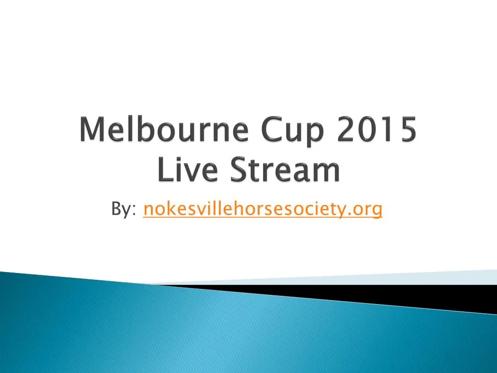melbourne cup 2015 live stream n.