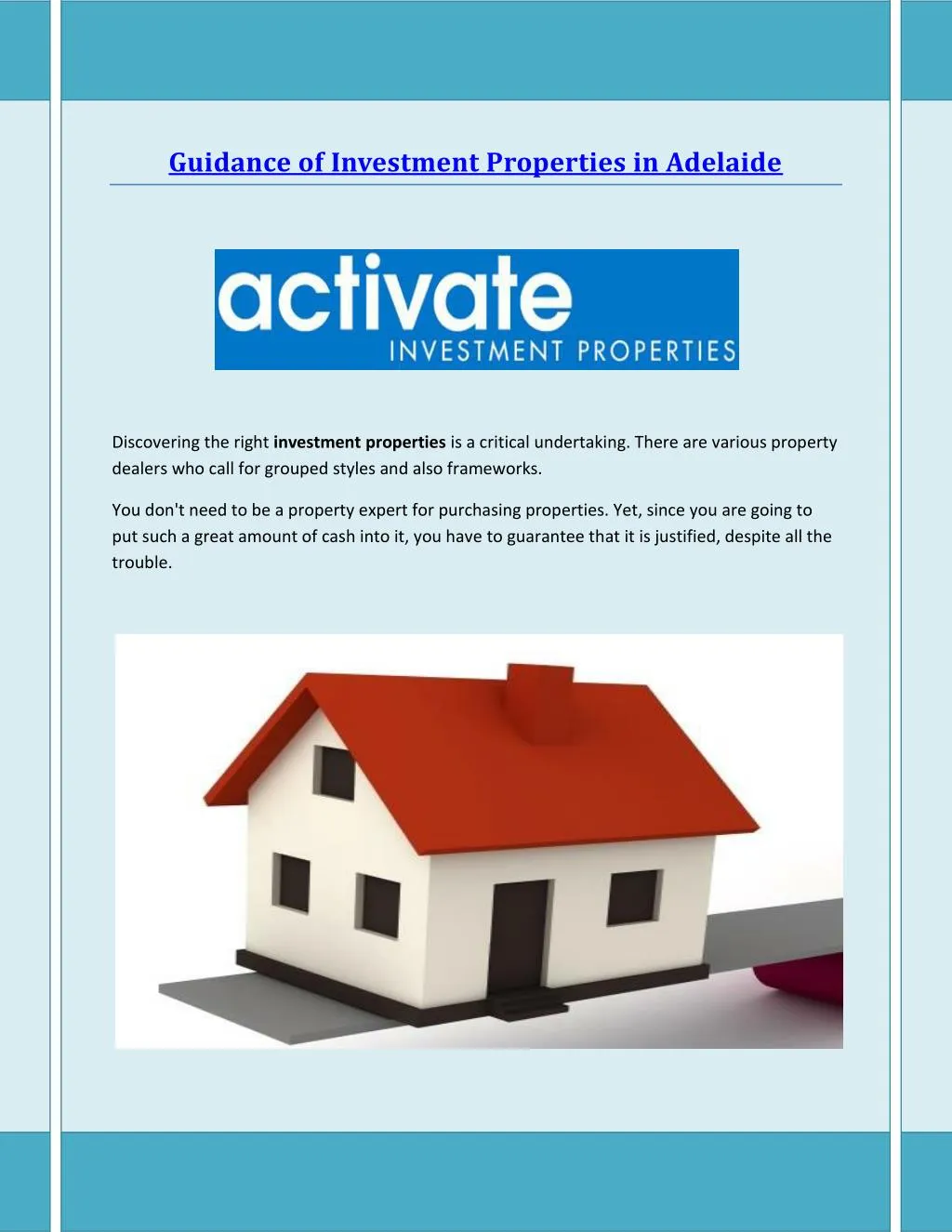 PPT Investment Properties Adelaide PowerPoint Presentation, free