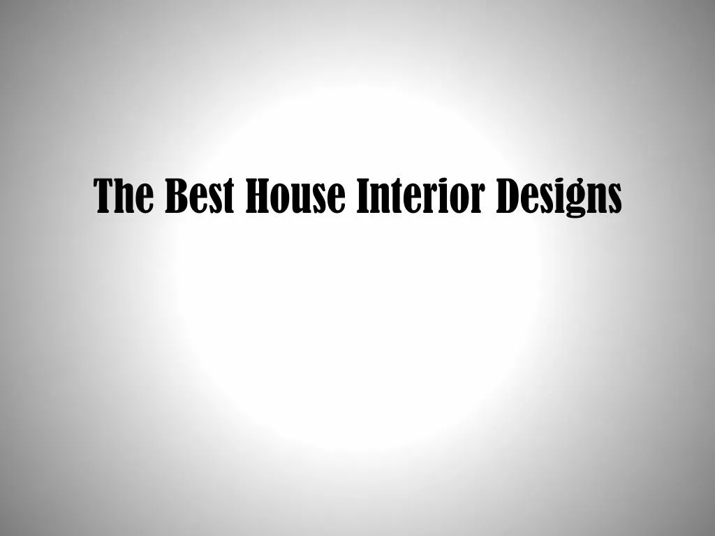 the best house interior designs n.