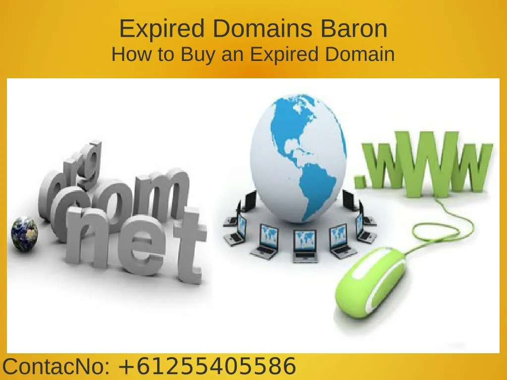 PPT - Expired Domain List From Expired Domains Baron PowerPoint ...