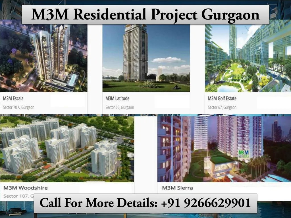 m3m residential project gurgaon n.