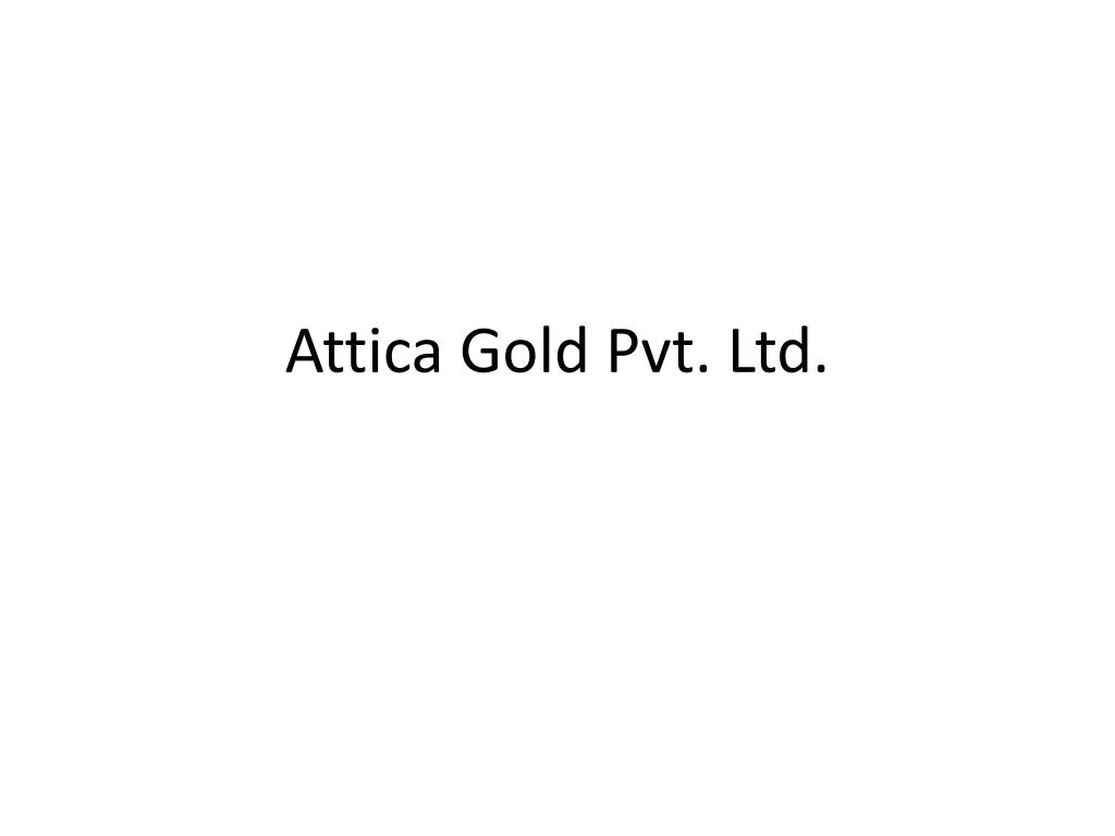 PPT Attica Gold Company PowerPoint Presentation, free download ID
