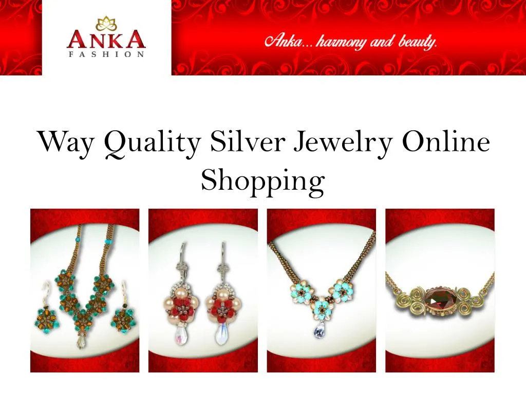 way quality silver jewelry online shopping n.