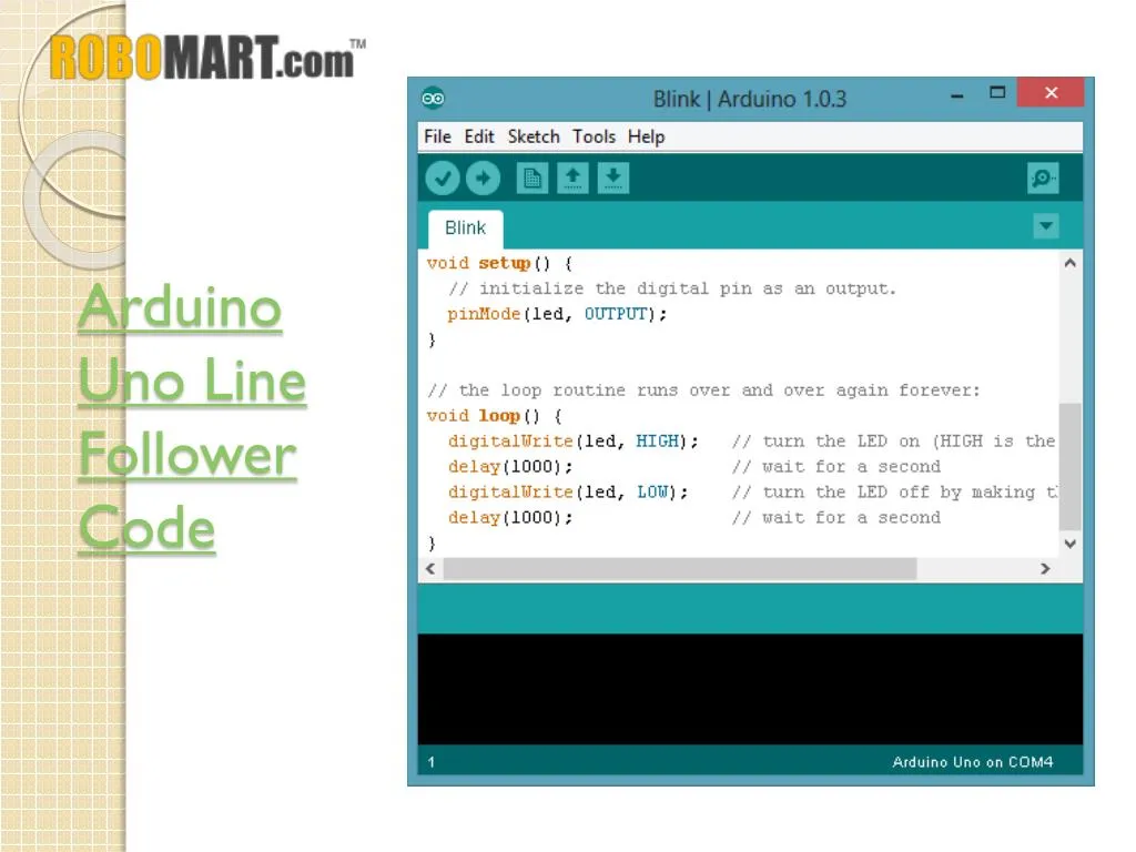 PPT - Arduino Uno Line Follower Code PowerPoint Presentation, free ...