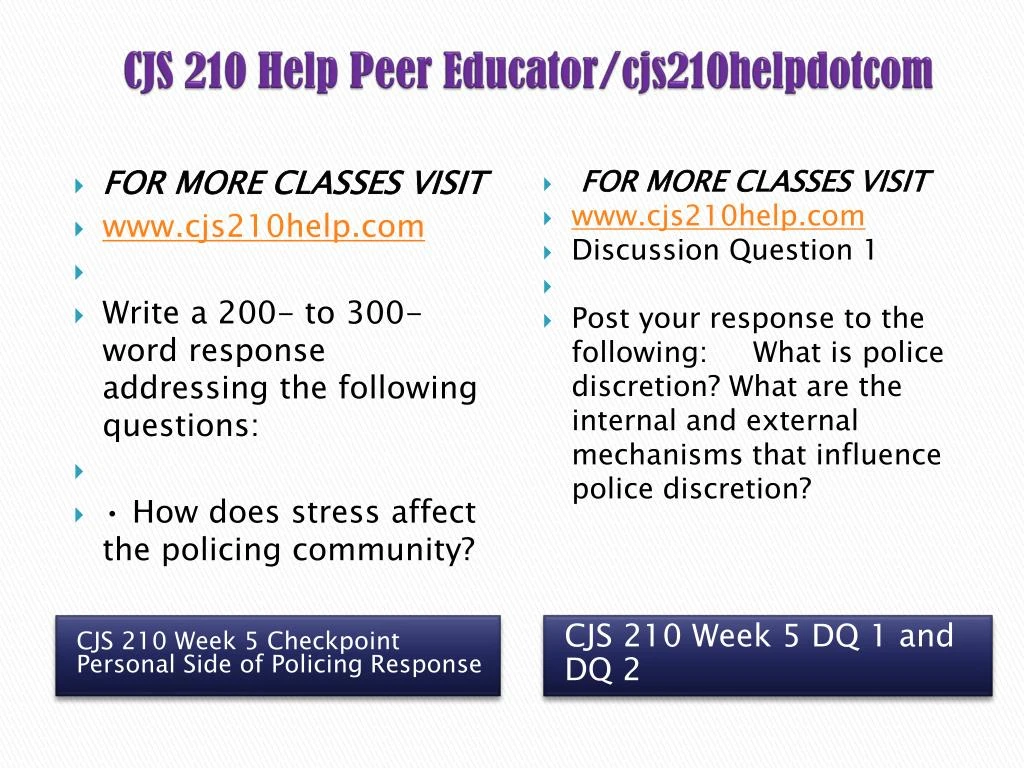 checkpoint 5 personal side of policing cjs 210 Question checkpoint write a 200- to 300-word response addressing the following questions: how does stress affect the policing community how does police culture support police officers in evolving job situations. checkpoint 5 personal side of policing cjs 210 Question checkpoint write a 200- to 300-word response addressing the following questions: how does stress affect the policing community how does police culture support police officers in evolving job situations.